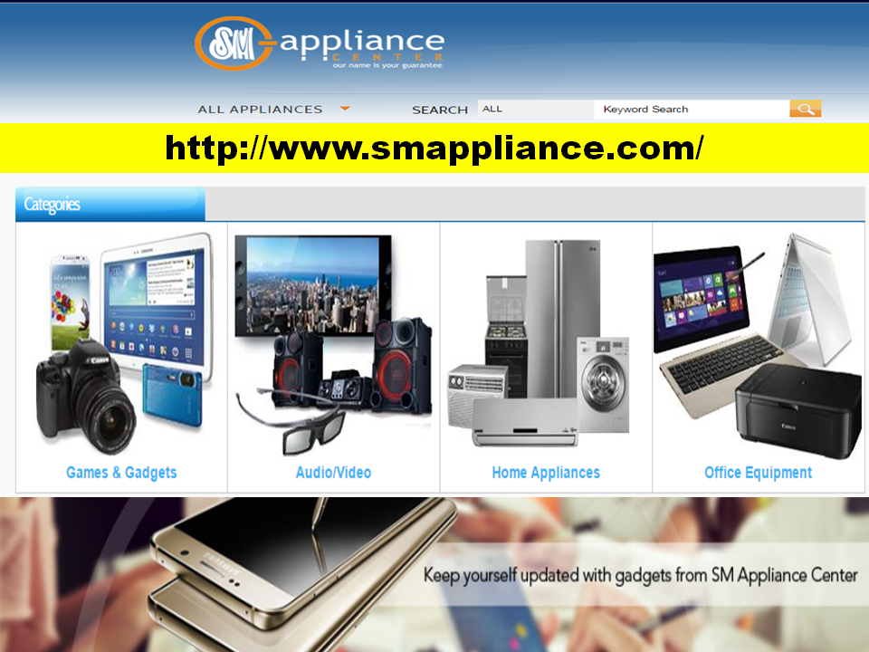 Can you buy SM Appliance products by Internet?